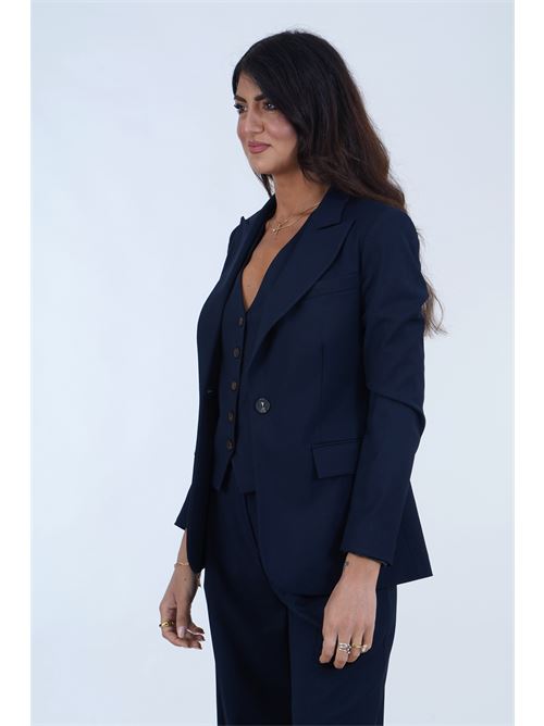 Giacca monopetto blu The First | 828 VIENNABLU